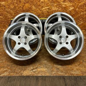 希少サイズ☆NKB☆CUP☆深リム☆16×7J+38☆100/4穴☆走り屋　スポーツコンパクト　JDM