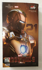 ※角つぶれあり アイアンマン マーク21 1/10スケール アクションフィギュア Zhongdong toy Middle action toy: 7-inch IRON MAN MK21