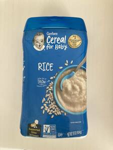 【賞味期限が近い為激安！！】Gerber Rice Cereal 1st Foods 米　大容量　454g ライスシリアル　ガーバー 賞味期限2024年6月30日