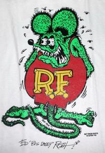 ★ラット フィンク Tシャツ 白 RAT FINK Kids - S 正規品 カラーフィンク 子供服