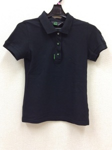 黒半袖ポロシャツ コットン100% サイズXS