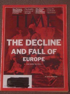TIME Magazine タイム誌 8/22/2011　 ◆ ジャンク品 ◆