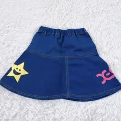 X-girl ロゴ デニム スカート 130サイズ スター