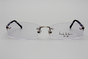 【未使用・新品】HOYA hicole hiller eyewear ヒコル ヒラー ツーポイント NML017 56□17 135 WRL MADE IN JAPAN HH-06