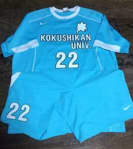 値下げ交渉 国士館大学サッカー部 ユニフォーム + ショーツ NIKE MADE IN JAPAN 検/ 2010年 日本製 天皇杯 KOKUSHIKAN UNIV. FOOTBALL CLUB