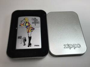 【パケ無料】希少レア 極美品 zippo ウィンディ 1960s 看板娘 Windy バルガガール 03年製 月面着陸 ジッポー コスチューム[l1114]