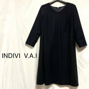 ★美品・ほぼ未使用★ インディヴィ ヴァイ INDIVI VAI ワンピース