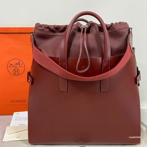 国内正規品 新品同様 HERMES エルメス カバシティ45 ルージュアッシュ 国内正規店レシート！純正保存袋！純正ボックス！ショップカード！