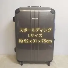 希少 鍵付 スポルディング Lサイズ スーツケース キャリーバッグ