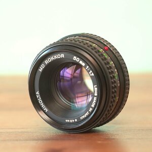 訳あり特価◎ミノルタ MD ROKKOR 50mm f1.7 オールドレンズ64