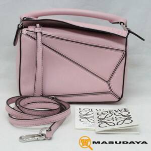 ◆◇【超美品】LOEWE ロエベ パズルエッジバック ミニショルダー ハンドクラッチバッグ◇◆