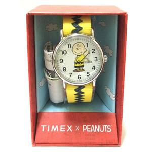 【激レア！電池交換済み】TIMEX × PEANUTS スヌーピー チャーリーブラウン 限定コラボ腕時計