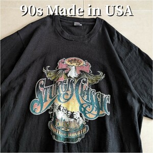 90s USA製 BlackHILLS　Tシャツ シングルステッチ XL