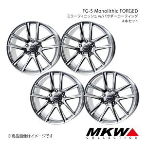 MKW FG-5ランドクルーザー 200系 2007/9～2014/8 ホイール4本【22×10.0J 5-150 +51 ミラーフィニッシュ w/パウダーコーティング】TRISTAR