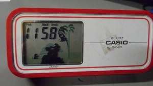 ★1982年製？★昭和★レトロ★CASIO★DA-401★デジタル★アラームクロック★目覚まし時計★カシオ★動作確認済