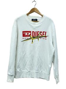 DIESEL◆スウェット/S/コットン/WHT