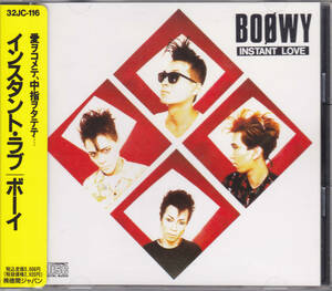 CD BOOWY - INSTANT LOVE - 旧規格 32JC-116 21A5 シール帯 インスタント・ラブ