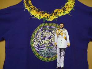 即決　ハワイ　ヒロ　MERRE MONARCH　メリーモナーク2009’　Ｔシャツ　パープル色　ＸＬ　フラ