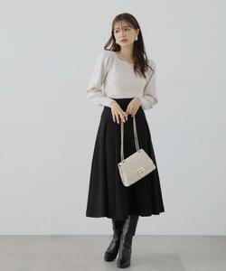 「PROPORTION BODY DRESSING」 フレアスカート MEDIUM ブラック レディース