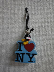 NY/新/即☆Disney Store/ディズニーストア☆ I LOVE NY ミッキーマウス　クリスマスオーナメント