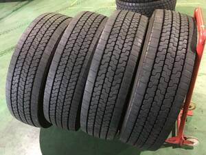 s181-4-2 ☆295/80R22.5 中古4本セット！ ヨコハマ ZEN702ZE-i （for BUS）2018年製！ 　K340