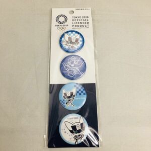 ◆送料無料◆ TOKYO 2020 ORYMPIC PARALYMPIC PinBack button set 東京 2020 オリンピック パラリンピック ミライトワ 缶バッジ 缶バッチ