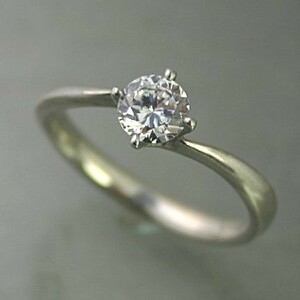 婚約指輪 安い エンゲージリング ダイヤモンド 0.6カラット プラチナ 鑑定書付 0.63ct Dカラー SI1クラス 3EXカット GIA