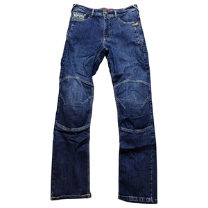 BERIK ベリック PROTECTION DENIM PANTS プロテクション デニム パンツ JP-227318-BK BLUE 30サイズ バイクウェア【バイク用品】