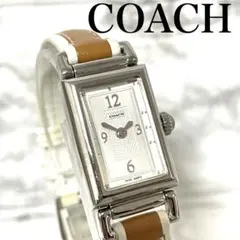 稼動品　COACH コーチ　レクタンギュラー　腕時計　シンプル
