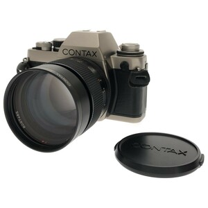 【完動美品】CONTAX S2 Carl Zeiss Planar F1.4 85mm T* MMG コンタックス MF一眼レフカメラ カールツァイス プラナー 中望遠単焦点 C3639