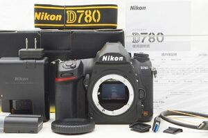 ☆極上美品☆ Nikon ニコン D780 ボディ 元箱 付属品 Shot数 僅か 3,500枚前後！ ♯24041002