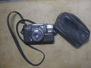 ②【ジャンク・動作未確認】MINOLTA ミノルタ HI-MATIC AF-D 38mm 1:2.8 フィルムカメラ コンパクトフィルムカメラ