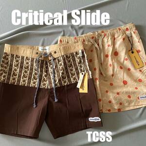 ⑦ 新品 2枚セット TCSS サーフパンツ Critical Slide 海パン ボードショーツ