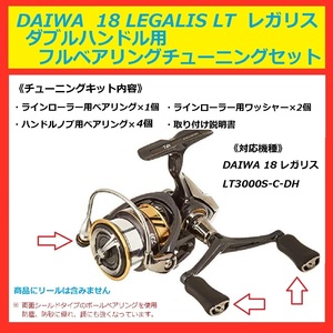 ● 送料込 DAIWA ダイワ リール レガリス LEGALIS ダブルハンドル 用 フルベアリング セット LT3000S-C-DH