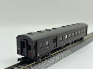 オハニ36-10(茶) テールライト点灯確認 単品 KATO 10-830 スターターセット D51 SL列車セット ばらし品