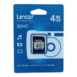 Lexar SDHCメモリーカード 4GB