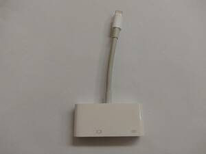 ■純正 Apple アップル Lightning - VGAアダプタ　A1439 C　
