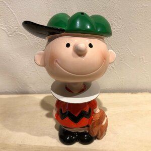 チャーリー　首振り人形　スヌーピー　Snoopy　ピーナッツ　雑貨　陶器　置物　インテリア ファンシー　管理番号001