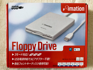 ★imation FDX-IMJ 外付け3.5型フロッピーディスクドライブ USBバスパワー Win/Mac MITSUMI製 D353FUE 3モード対応 FD(イメーション/インチ