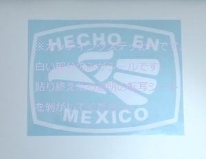 【カッティング ステッカー デカール シール】HECHO EN MEXICO マヤ メキシコ アステカ チカーノ ローライダー ヒップホップ イーグル#1