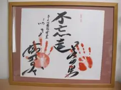 相撲 第五十九代横綱 隆の里 特大色紙 額装