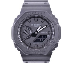 Y5135◆中古品◆カシオ G-SHOCK デジアナ GA-2100-1A1JF 黒