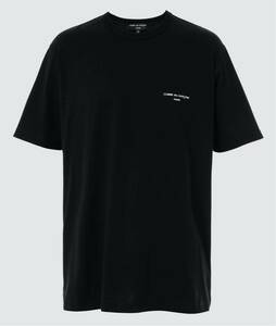 【極美品】COMME des GARCONS HOMME ロゴ Tシャツ 半袖 ブラック コムデギャルソン オム