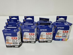 EPSON 純正 インクカートリッジ ICCL82 ICBK82 82 ブラック カラー 計8点