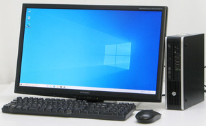HP Compaq 8200 Elite USDT-2500S ■ 23インチ 液晶セット i5-2500S/4G/250G/DVDマルチ/ウルトラスリム/Windows 10 デスクトップ