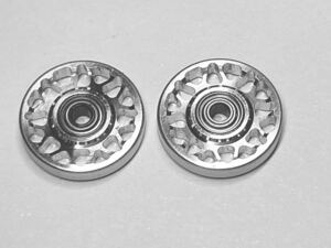 ■■ CNC加工 13mm オールアルミベアリングローラー TYPE-13AE正規品加工 ■■