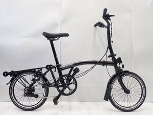 【公道未走行】 BROMPTON C-LINE 折り畳み自転車 ミニベロ マットブラック 2024年モデル M6L 配送/来店引取可 ブロンプトン ① ∩ 6DFA2-1