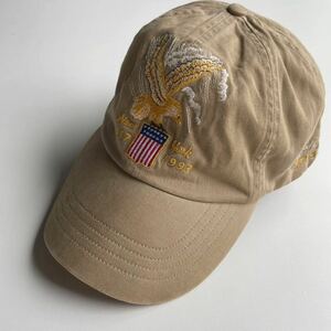 【希少/未使用】RRL “Embroidered Trucker Cap” トラッカー キャップ 帽子 刺繍 イーグル ミリタリー Ralph Lauren ヴィンテージ
