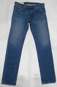 Abercrombie & Fitch アバクロ　ROLLINS　LOW RISE SKINNY　スキニー デニムジーンズ　W32