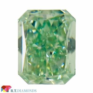 FANCY INTENSE GREEN 0.64ct RCT/RT2665/GIA